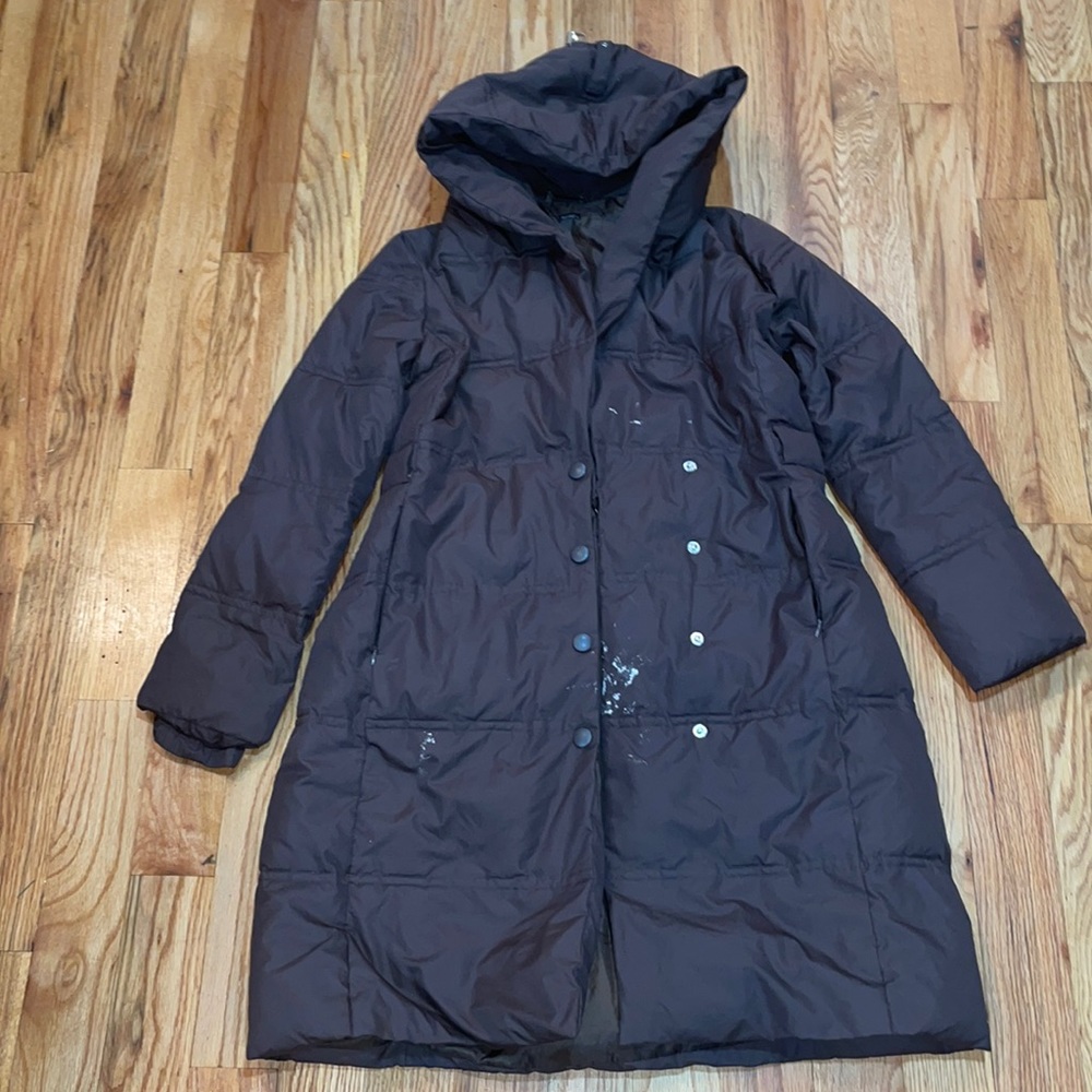 VINTAGE Ecko Red Ecko Untld Brown Long Midi Coat L Y2K